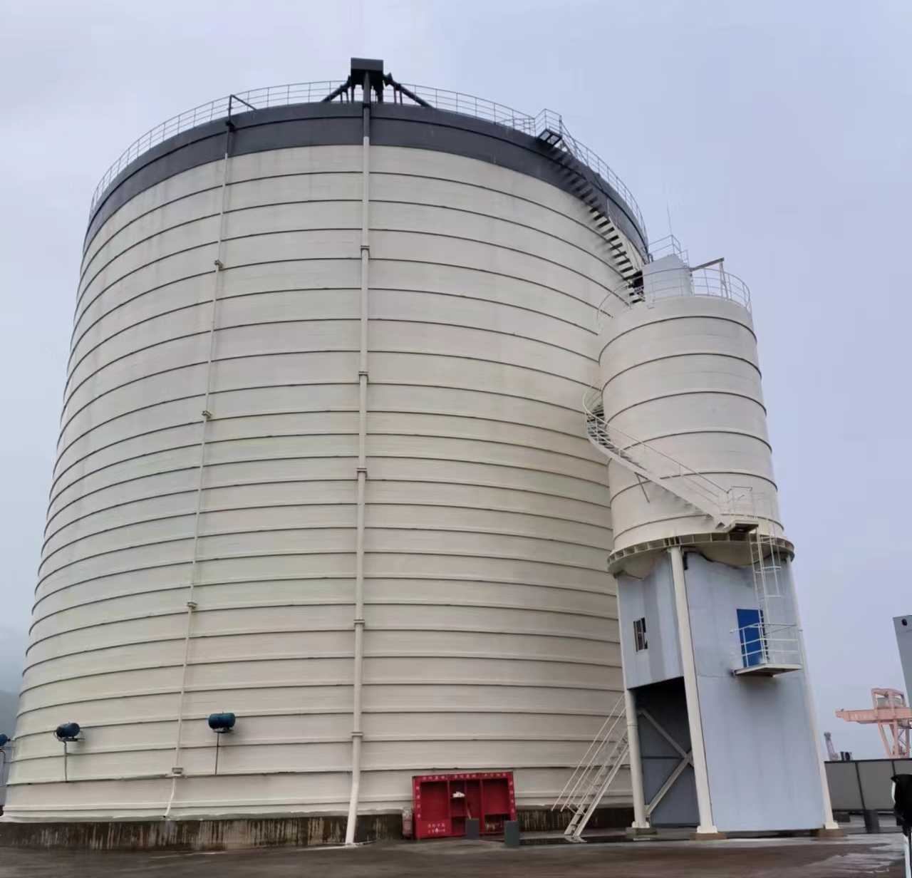 蓬江10万吨水泥钢板库