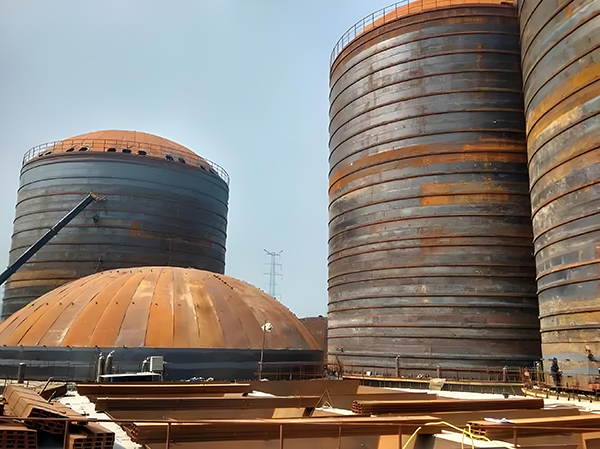 蓬江焦粉钢板仓